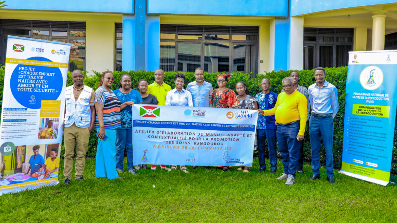 Élaboration du manuel de formation sur les Soins Kangourou au niveau communautaire